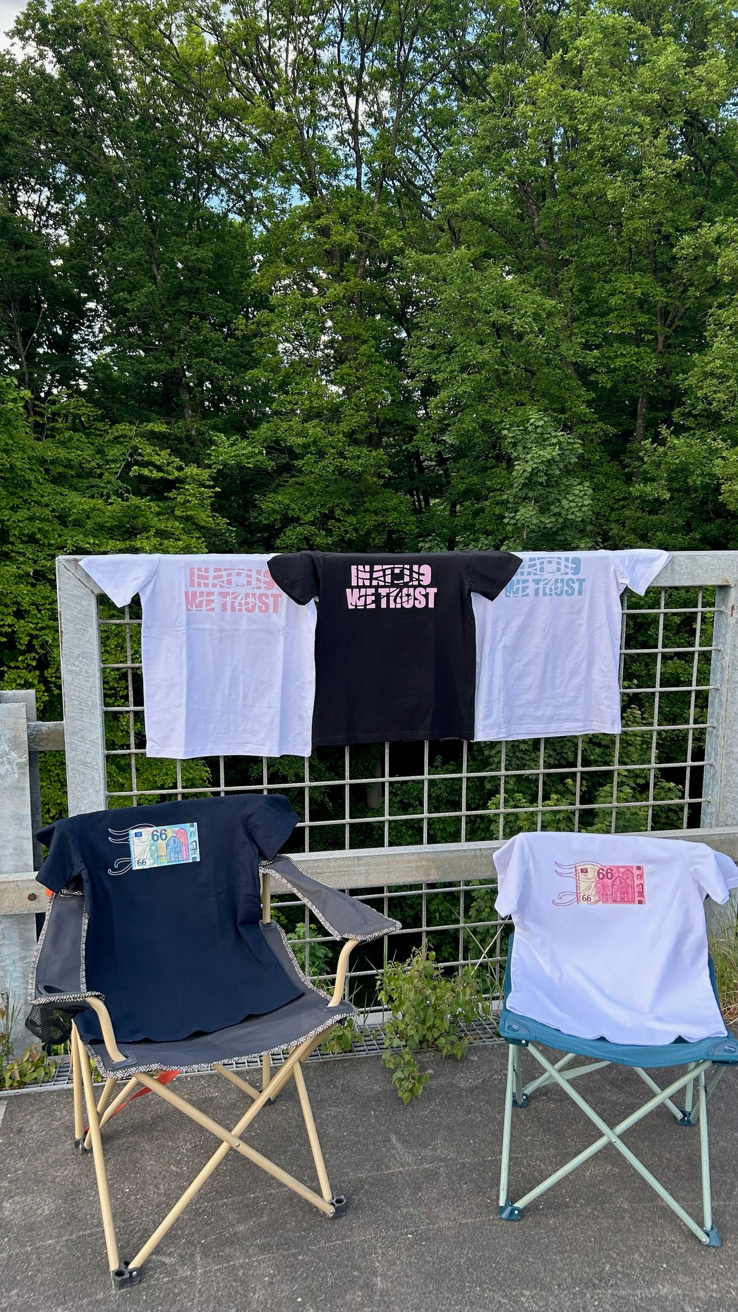 In Atelio We Trust Shirt Weiß Pink