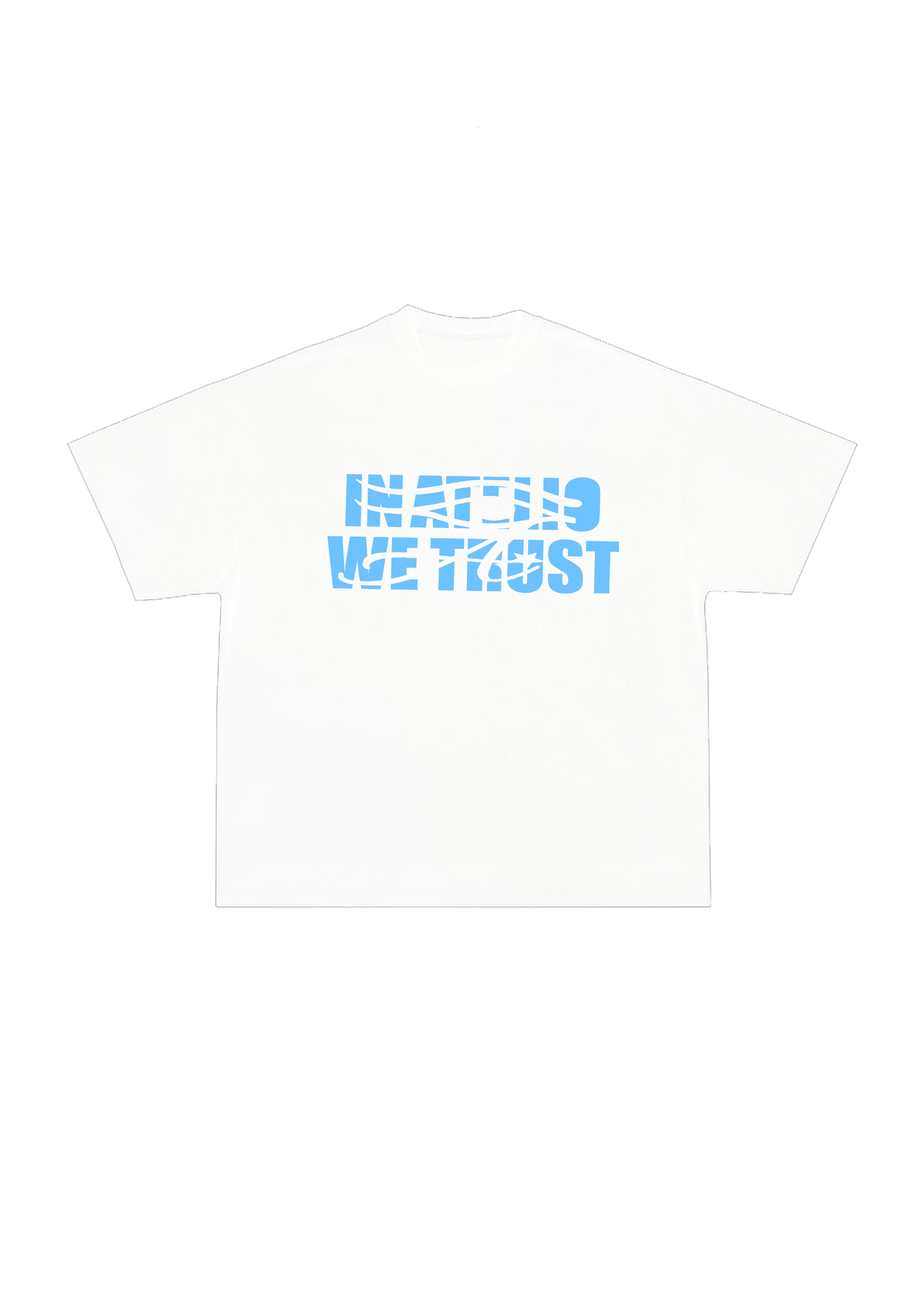 In Atelio We Trust Shirt Weiß Blau